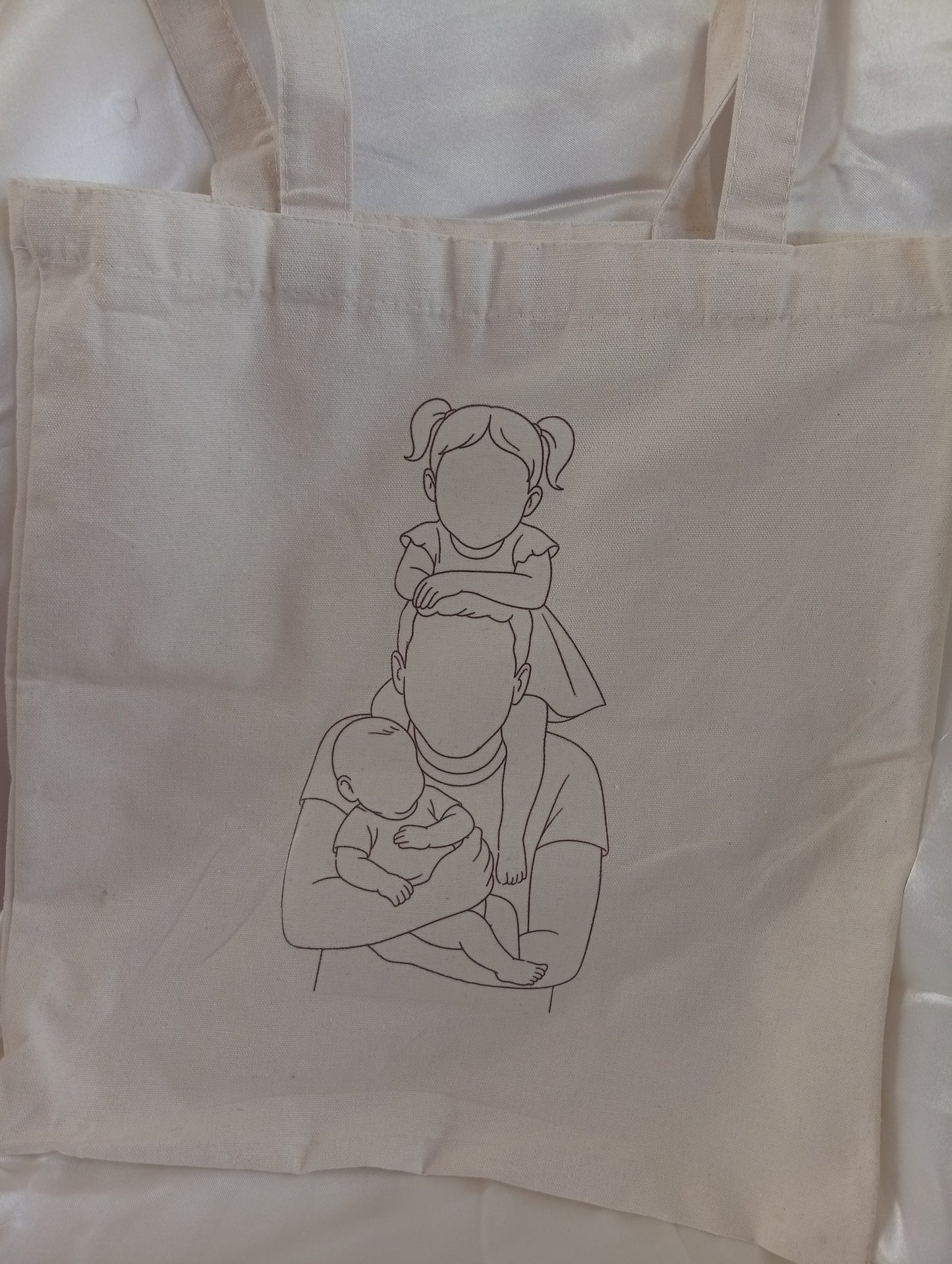 Tote bag famille
