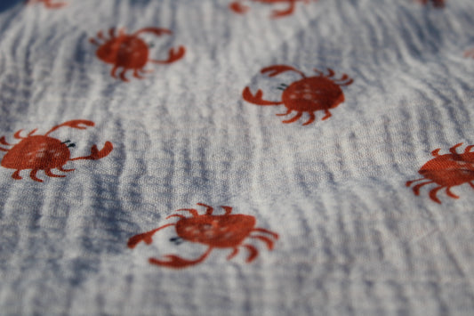 Serviette crabes